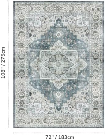 Lessymo 6 x 9 Washable Area Rugs - Image 2