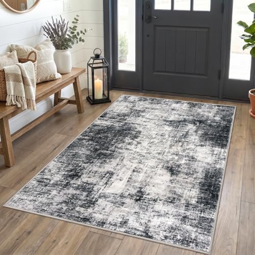 IOHOUZE Abstract Area Rug 4x5 Ft Washable Rugs by iOhouze