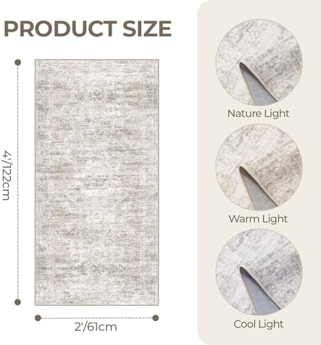 2x4 Rug Runners for Hallways Non Slip - Image 2