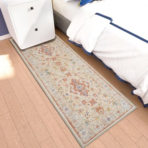 AREDO Runner Rug with Non Slip Rubber Backing 2' * 6', Washable Soft Floor - Image 7