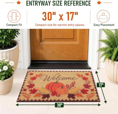 OLANLY Front Door Mat 30x17, Low Profile Doormat - Image 2