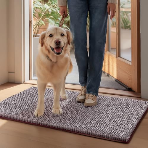 EHEYCIGA 48x30 Super Absorbent Dog Door Mat by EHEYCIGA