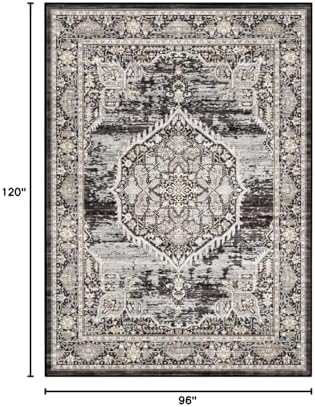 8x10 Rug Washable Area Rugs: Large Soft Living Room Rug - Image 2