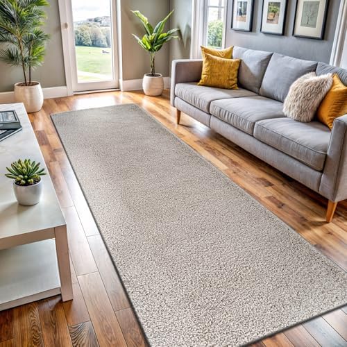 Area Rug 2x5 Gray Runner Washable Indoor Rug Ultra Plus Thick Pile Solid Non - Image 6