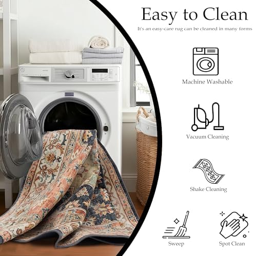 Ruaruarug Washable Area Rug 4×6 - Image 3