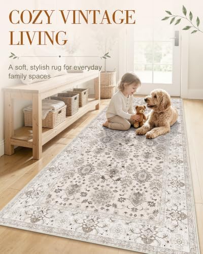 OLANLY 2'6"x12' Washable Runner Rug, Non Slip Carpet - Image 3