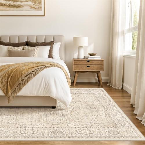 5x7 Washable Area Rugs for Living Room - Image 4