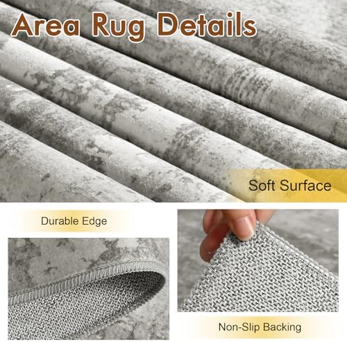 2x6 Ft Abstract Washable Runner Area Rugs - Image 6