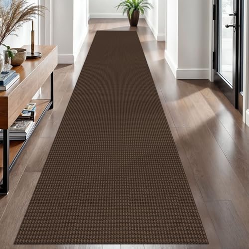 EARTHALL Woven Runner Rug 2.6x12 Ft Washable Runners by EARTHALL