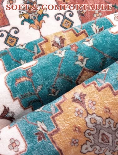 SERISSA 2x6 Washable Non Slip Boho Runner Rug - Image 4