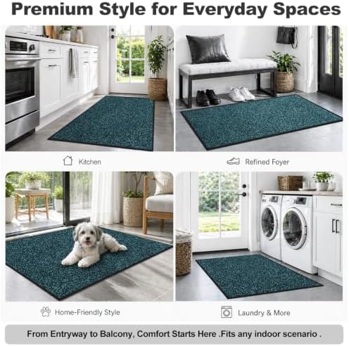 Mibao Super Absorbent Front Door Mat, Non-Slip Washable Indoor Doormats - Image 6