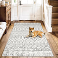 Moroccan 3x4 Washable Area Rug:Non Slip Rug by BYYVOORugsforYourHome
