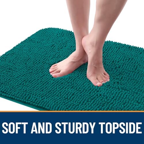OLANLY Dog Door Mat for Muddy Paws 45x27, Super Absorbent Chenille Mud Mat - Image 4