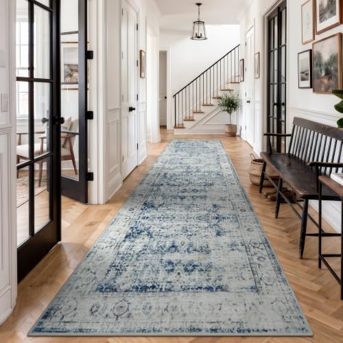 Morebes Extra Long Hallway Runner Rug 12ft, Vintage Carpet Runner by Morebes