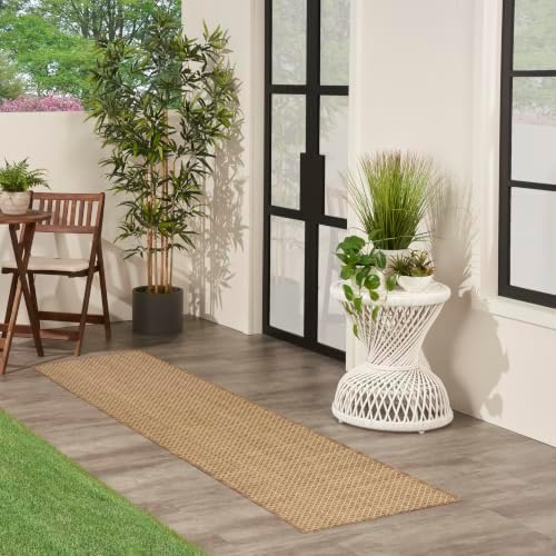 Nourison Home Courtyard Jute 2' x 6' Area Rug - Image 3