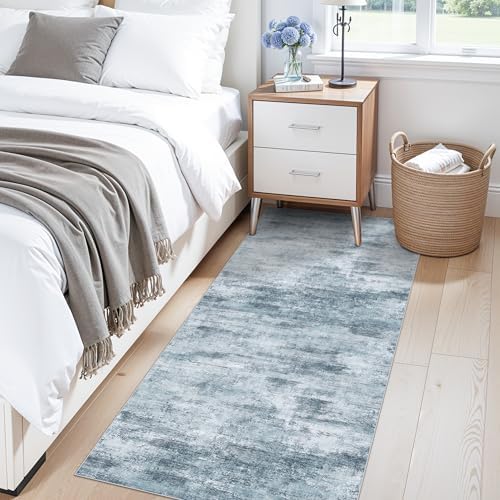 2x5 Non-Slip Washable Runner Rug – Modern Neutral Abstract Small Rug - Image 4