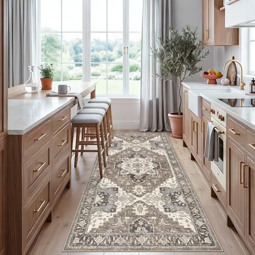 Hallway Washable 3x7 Runner Rug: Non-Slip Kitchen Rugs - Image 2