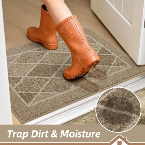 BEQHAUSE Dirt Trapper Door Mats 20" x 32", Non-Slip Washable - Image 3
