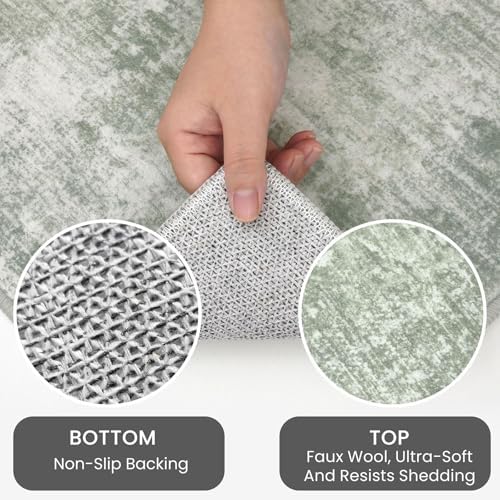 IOHOUZE Abstract Runner Rug 3x7 Ft Washable Runners - Image 3