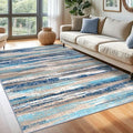 Lansny Washable Abstract 6x9 Area Rug by lansny