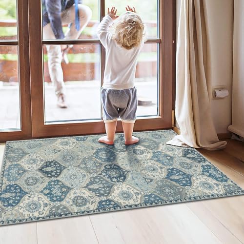 Lahome Moroccan Front Door Mat Indoor Entrance, 2x3 Rugs - Image 5