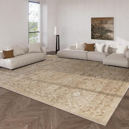 10x12 Area Rugs for Living Room: Washable Bedroom Rug Non Slip Large Carpet - Image 4