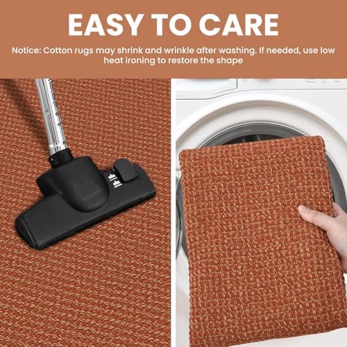 IOHOUZE Washable Runner Rug 2.6x12 Non Slip Rubber Backed Extra Long Hallway - Image 5