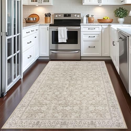 SIILOOM 4x6 Washable Area Rug Non Slip Door Mat Indoor - Image 4
