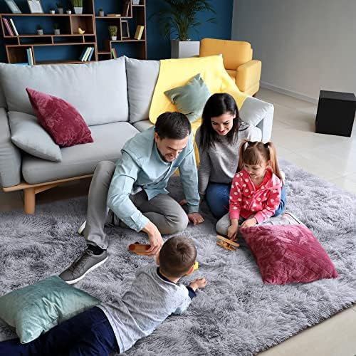 AROGAN Fluffy 4x6 Area Rugs Bedroom Carpet - Image 7