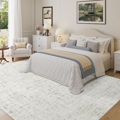 DUKINO 8x10 Washable Area Rugs, Abstract Rug - Image 3