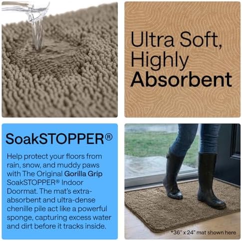 GORILLA GRIP SoakSTOPPER Indoor Door Mat - Image 4