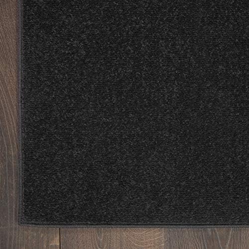 Nourison Home Nourison Essentials Black 5' x Square Area Rug - Image 6