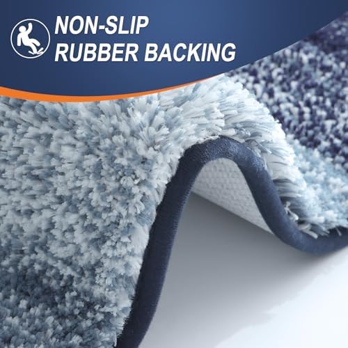 OLANLY Bathroom Runner Rug 40x24, Extra Soft Absorbent Microfiber Bath Rugs - Image 5