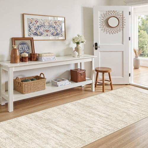 UERMEI 2x6 Washable Runner Rug for Hallway, Non Slip Low Pile Kitchen Carpet - Image 3