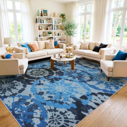 Large Boho Vintage 8x10 Area Rug - Image 3