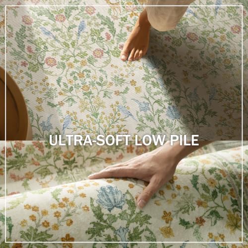 3x5 Small Area Rugs for Entryway: Machine Washable Rug Stain Resistant Non Slip - Image 3