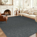 Garvee Modern Solid Washable Rug 8x10 Area Rugs by Garvee