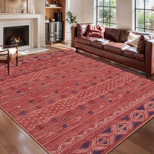 SERISSA 5x7 Washable Non-Slip Boho Area Rug by SERISSAHomeDecorCollection