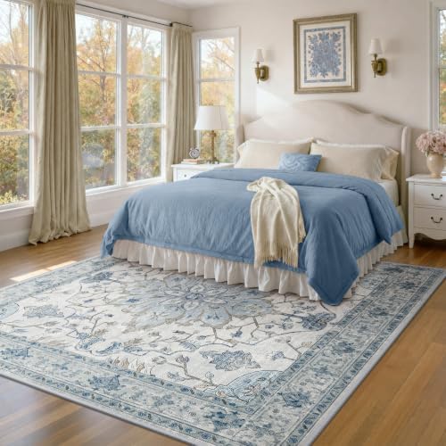RELEANY Washable Area Rug, Square 8'x8' - Image 4