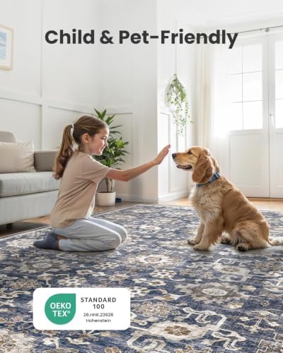 Amada 2'6"x8' Washable Runner Rug - Image 4