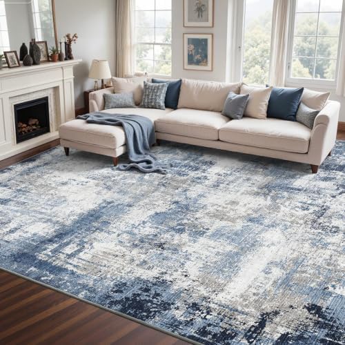 6x9 Ft Abstract Washable Area Rugs - Image 3