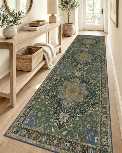OLANLY 2'6"x12' Washable Runner Rug, Non Slip Carpet by OLANLY
