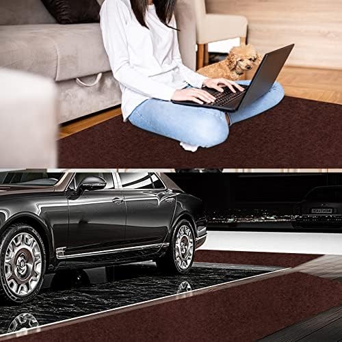 4' x 53' Runner Rugs with Rubber Backing, Indoor Outdoor Utility Carpet Runner - Image 6