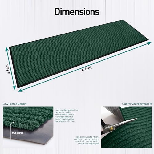 MaxMat® Extra Large Commercial Door Mat, Rubber Border Heavy Duty Door Mat - Image 3