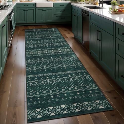 SERISSA 2x6 Washable Non-Slip Boho Runner Rug by SERISSAHomeDecorCollection