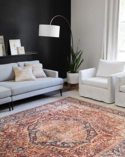 Loloi Layla Red/Navy 2'-0" x 5'-0" Accent Rug - Image 3