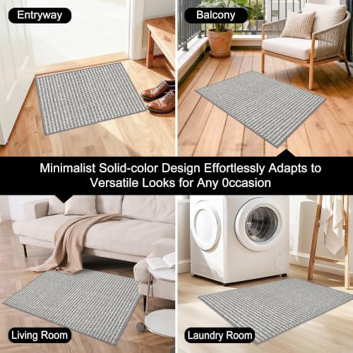 Ultra Thin Door Mat 24"x 36", Non-Slip Entrance Rugs - Image 7