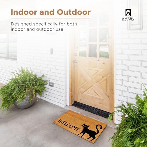 Coir Welcome Mat, 17 x 29 in - Image 5