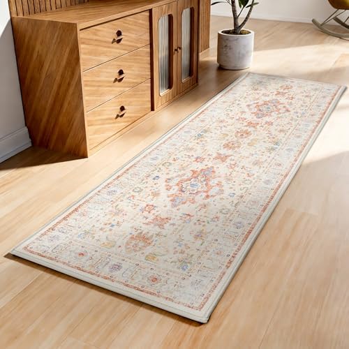AREDO Runner Rug with Non Slip Rubber Backing 2' * 6', Washable Soft Floor by AREDO