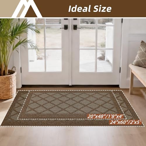 COSY HOMEER Non-Slip Door Mat 24"x60", Entryway Rugs Low Profile - Image 5